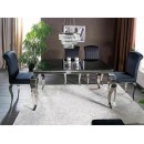 Стол обеденный SIGNAL PRINCE черный/хром 150/90